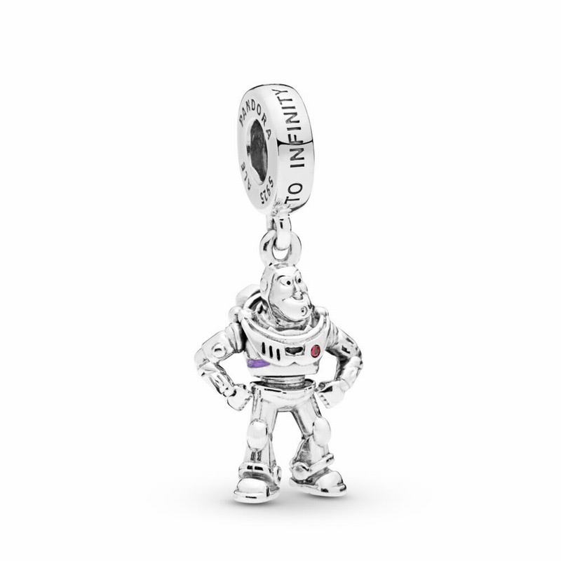 Pandora Disney Pixar, Toy Story, Buzz Lightyear Dangle Charm Silver Egypt TM1790268